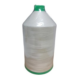 Bonded Nylon Sewing Thread #69 T70, 2LB, 32oz (12000 yd) per Cone, 2 spools (2pcs), White Color, for Heavy Duty Sewing.