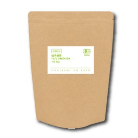 Chatsumi no Sato Organic Yuzu Green Tea (0.1 oz (2.5 g) x 35 Packets