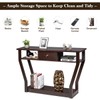 salches 3-Tier, 47'' Wooden Entryway w/Open Storage Shelves & Drawer,
