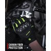 Motorcycle Gloves Breathable Motorcycle Gloves Leather Full Finger Knuckle Protection