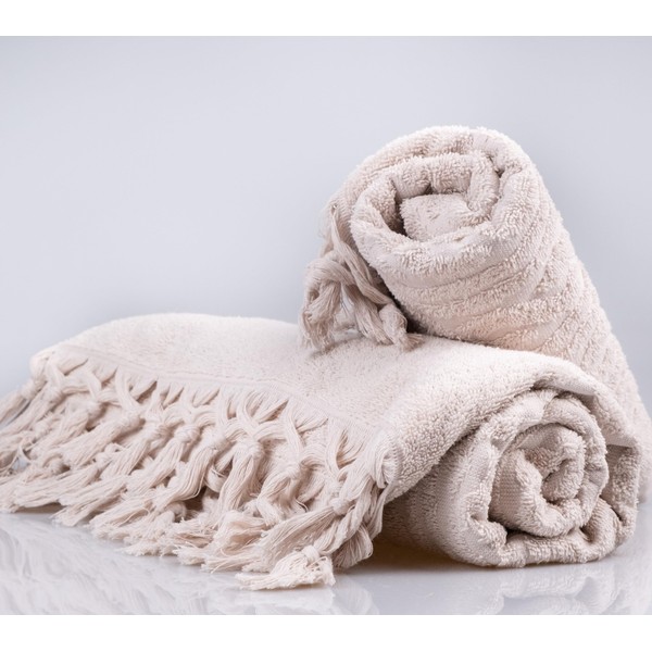 Kalkedon Turkish Cotton Towels, Oversized, Soft, Absorbent, Quick Dry, Odor