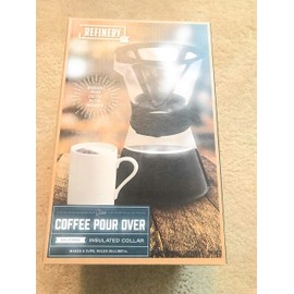 Glass Coffee Pour Over Silicon Insulated Collar