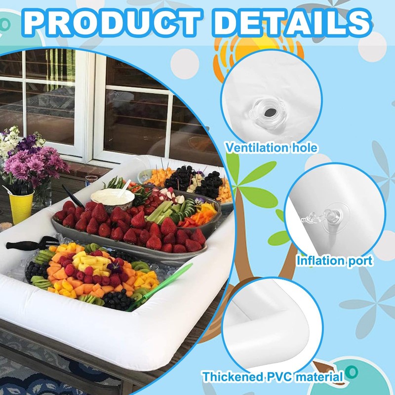 Inflatable Drink Holder, Pool Drink Holder Floating, Floating Coasters Drink