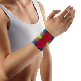 Bort Elastic Wrist Brace Velcro Joint Bandage Hands, Colourful, Size 1
