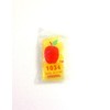 1034 (1"X3/4") Yellow Color Apple Brand Bags Mini Zip Lock