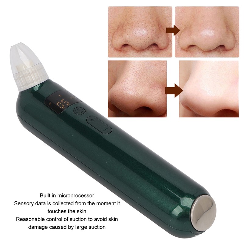 6 Probes Blackhead Remover Pore Vacuum Rechargeable Facial Cleaner Portable