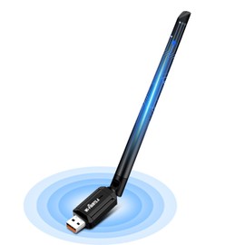 ZHITING AX900M 2 in 1 WLAN Bluetooth Stick for PC Dual Band 2.4GHz/5GHz with 5DBi Antenna, Bluetooth 5.4 Dongle Compatible with Windows 11/10, WLAN Stick for Computer/Laptop