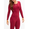 DEVOPS Women's Thermal Underwear Long Johns Top & Bottom Set