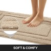 HOMEIDEAS Bathroom Rugs Sets 2 Piece, Super Soft and Absorbent