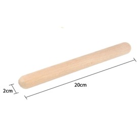 Faderr 8Pairs Classical Wood Claves, Instrument Rhythm Sticks, Musical Wooden Toys, Natural Hardwood Percussion Rhythm Sticks Children Musical Toy Gift