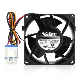 2025 Upgraded WR60X26866 Refrigerator Evaporator Fan Motor(OEM), Compatible with ge Refrigerator, Replace V80E14MS2A3-57A611, WR60X10341, WR60X10356, WR60X10357, WR60X26030, etc.