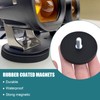 8 Pack Anti-Scratch Mounting Magnets, Rubber Coated Neodymium Magnets with