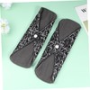 OHPHCALL 5pcs Bamboo Fiber Sanitary Napkin Reusable Period Pads Washable