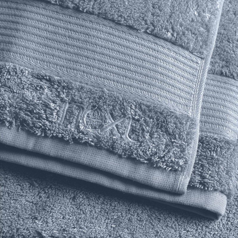 NEXT Home - 100% Egyptian Cotton Guest Towel Blue Slate