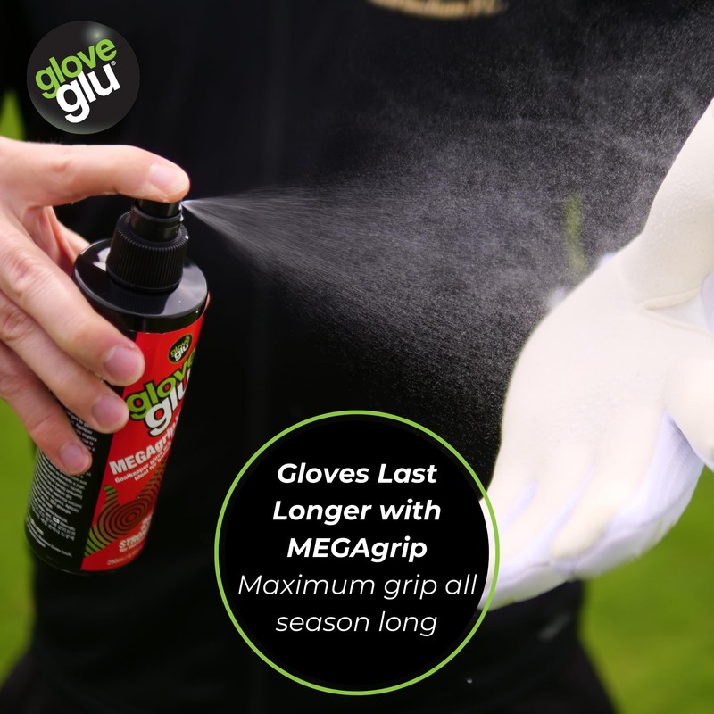 gloveglu MEGAgrip Goalkeeper Glove Grip Spray (250ml (8.45fl oz))