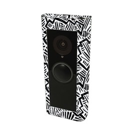 MightySkins Carbon Fiber Skin Compatible with Ring Video Doorbell Pro 2 - Abstract Black | Protective, Durable Textured Carbon Fiber Finish | Easy to Apply | Made in The USA