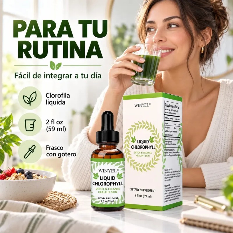 General - Winyel Gotas Clorofila Líquida Suplemento Natural