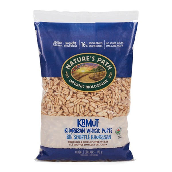 Nature's Path Organic Cereal Kamut Khorasan Wheat Puffs 170g