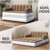YITAHOME Queen Size Air Sofa Bed Mattress with Headboard and