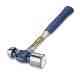 ESTWING Ball Peen Hammer - 24 oz Metalworking Tool with Forged Steel Construction & Shock Reduction Grip - E3-24BP