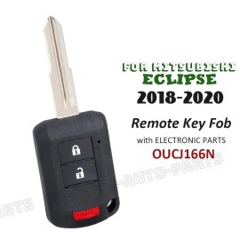 KeylessAutoParts OUCJ166N for Mitsubishi Eclipse Cross 2018 2019 2020 Car Keyless Remote Key Fob