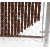 Fence Slats USA 4 ft High Brown Wave Slat™ Single