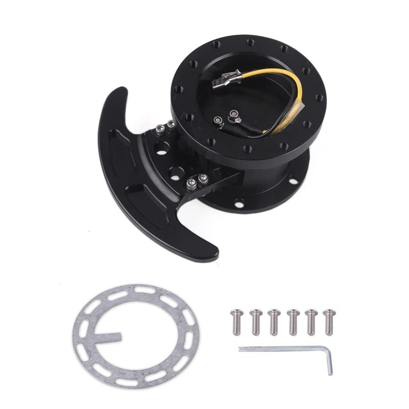 MUTEKI Steering Wheel Hub Quick Release Steering Boss Flip Up