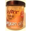 Softee argan oil styling gel 8 ounce, Yellow, 8 Ounce