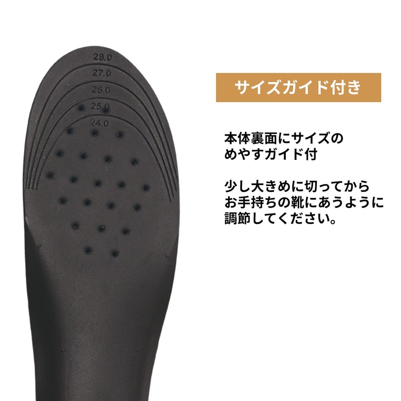 1 pair of urethane 3-layer insoles