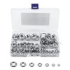 Yuhtech 296-Piece Washers Countersunk Washers Set, M4-M16 Stainless Steel Washers