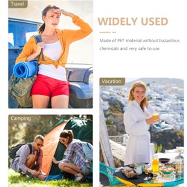 Minkissy Shampoo Conditioner Dispenser Set 3pcs Push Pump Lotion Bottles Hand Wash Dispenser Foaming Soap Refill Shower Pump