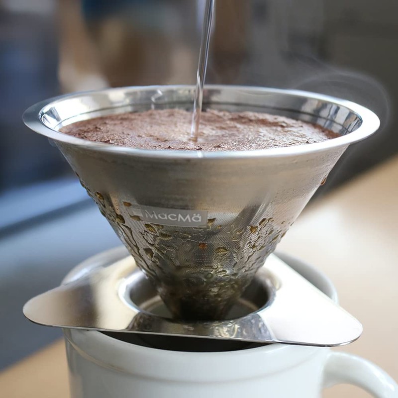 McMar AA0112 Coffee Dripper Cafe Metal & Coffee Pot 16.9