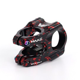 FOMTOR Bike Stem 31.8x35mm Short MTB Stem 0 Degree Handlebar Riser Ultra-Light CNC Aluminum Alloy Handlebars Clamp for Mountain Bike, Road Bikes, MTB Downhill BMX with Tool and Bolts