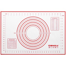 GWHOLE Silicone Baking Mat Large Baking Mat Set Food Safe Silicone Baking Sheets Reusable Nonstick Bakeware Mats for Cookies, Macarons, Bread and Pastry