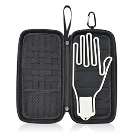 Golf Glove Holder Case, Golf Bag Organizer Hard Protective Case with Glove Shaper ,Pocket & Slots Store Golf Accessories and Personal Items Multifunctional Storage Golf Bag Gift for Men Women Golfers