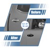X AUTOHAUX 8pcs ABS Exterior Side Door Handle Cover Trim