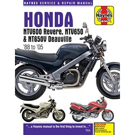 Honda NTV600 Revere, NTV650 & NTV650V Deauville '88 to '05 (Haynes Service & Repair Manual)