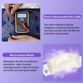 ZHENYEMEI Microcurrent Self Heated Steam Eye Mask,Self Heated Warm Compress