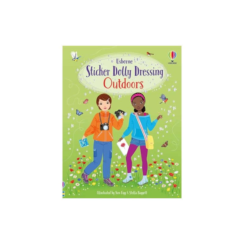 Sticker Dolly Dressing Outdoors