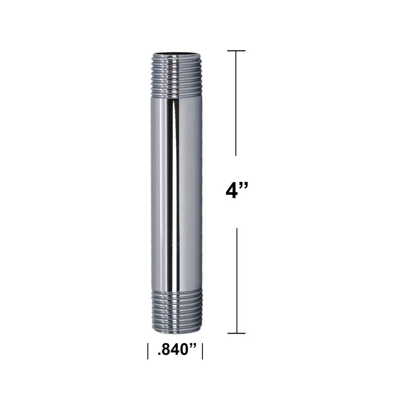 Westbrass 1/2" IPS x 4" Ceiling Mounted Shower Arm with