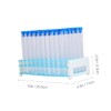 iplusmile 50pcs Plastic Test Tube Kit Lid Storage Tube Test