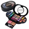 Color Nymph Travel Makeup Palette with Mulit-Colors Eyeshadows,Concealer, Body Glitter,Lip