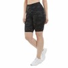 Danskin Ladies' Sustainable Pull On Bike Shorts (X-Large, Black Camo