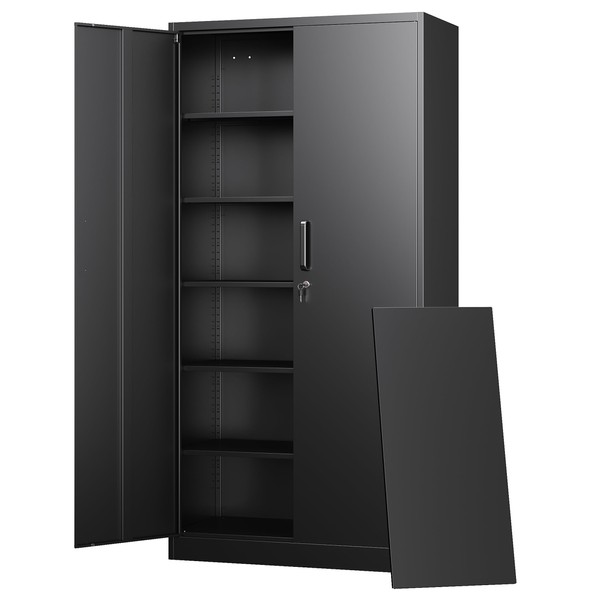 Letaya Letaya Metal Storage Cabinets with Lock Doors,Tall Locker Organizer