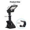 Thumok Clip on Solar Lights for Fence,1-Second Install Solar Fence