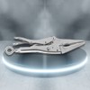 Long Needle Locking Pliers Galvanized Stainless Steel Tooth shaped Jaw