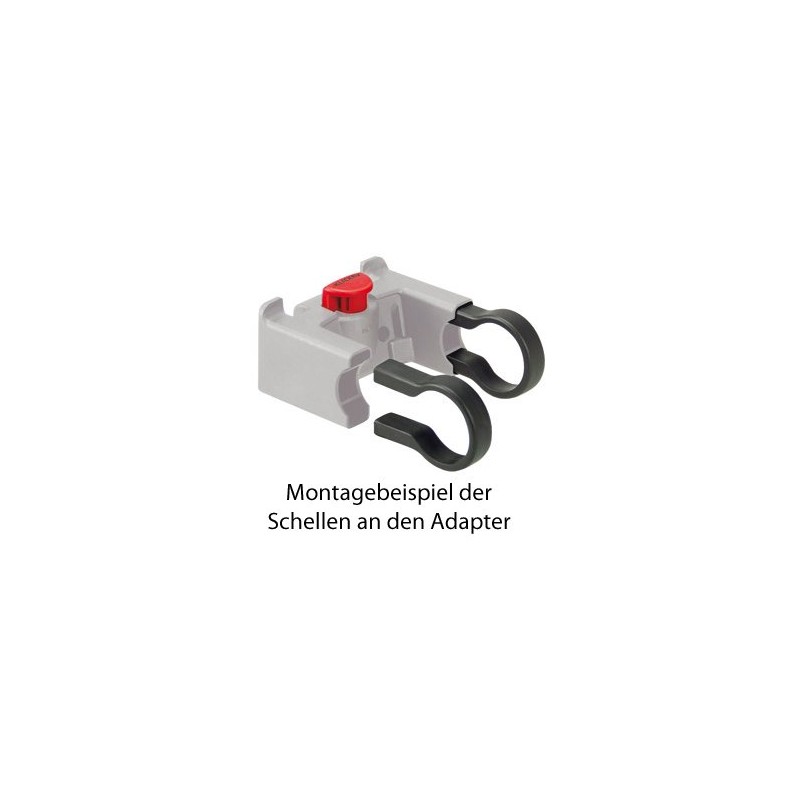 KLICKfix 2 Rings 31.8 MM for Oversize handlebar adaptor