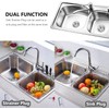Walquicks 2 Pcs Sink Strainer Plug, Silver Stainless Steel 304