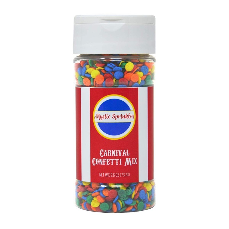 Mystic Sprinkles Confetti Sprinkle Mixes (Carnival Confetti Mix 2.6oz)