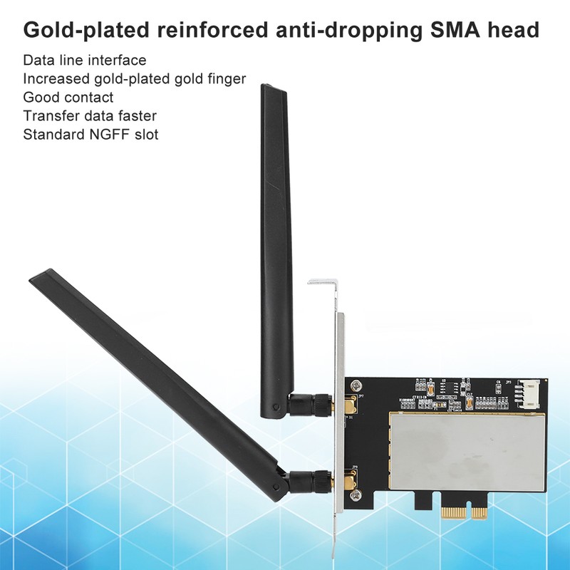 Adapter Card NGFF to PCIE AC Wireless Network WIFI Converter